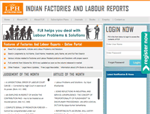 Tablet Screenshot of factoriesandlabourreports.com